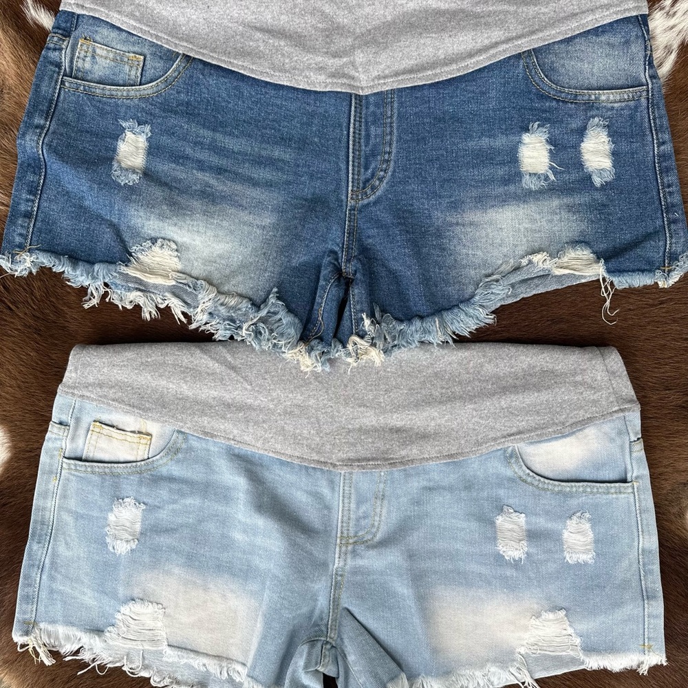 🌸Maternity Denim Shorts Bundle🌸